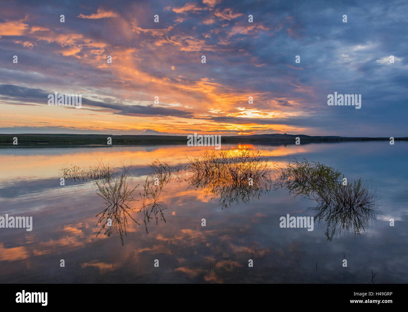 Belle Fourche National Wildlife Refuge, South Dakota Sunset