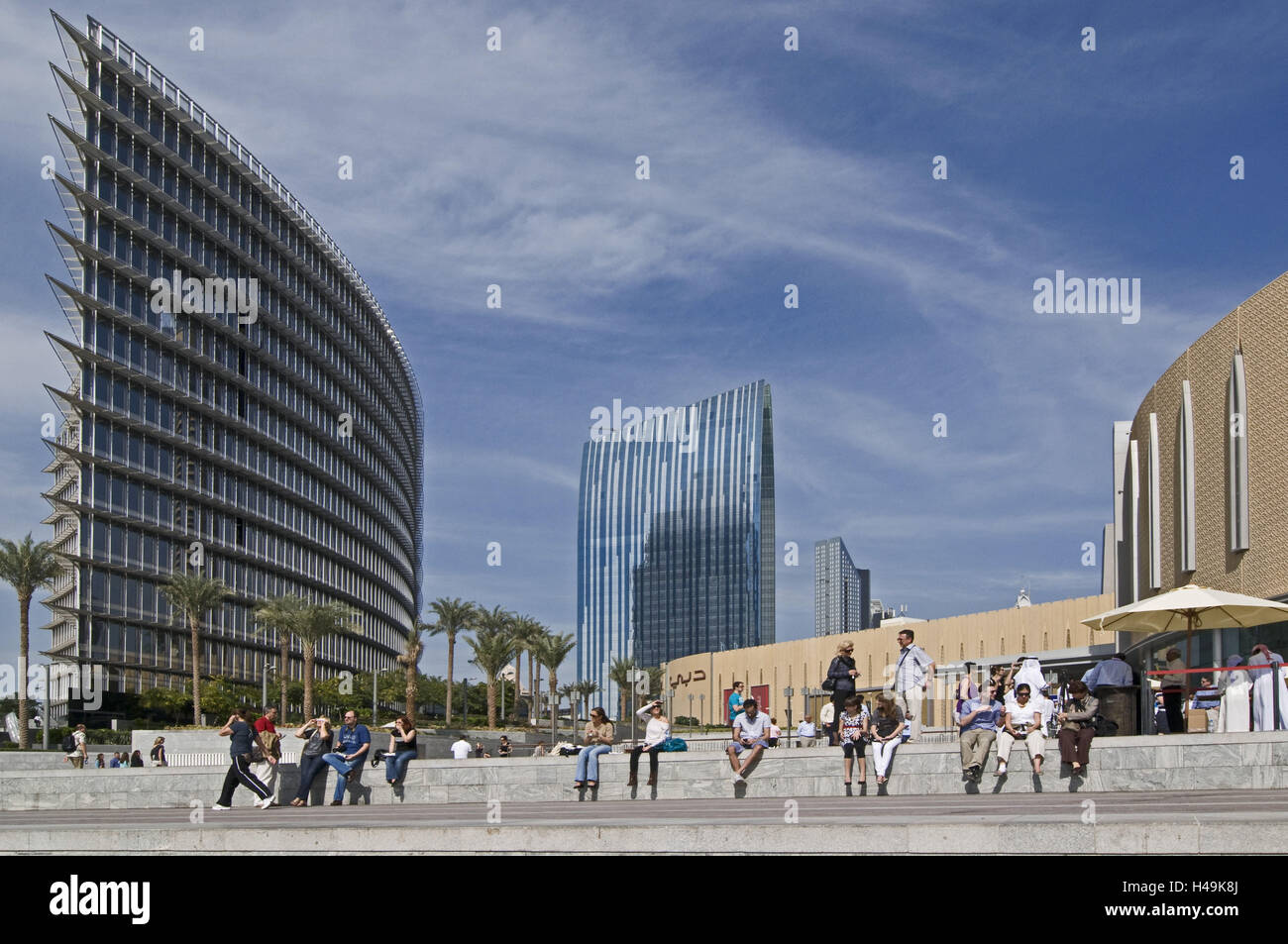 VAE, Dubai, high rises, commercial buildings, Stock Photo