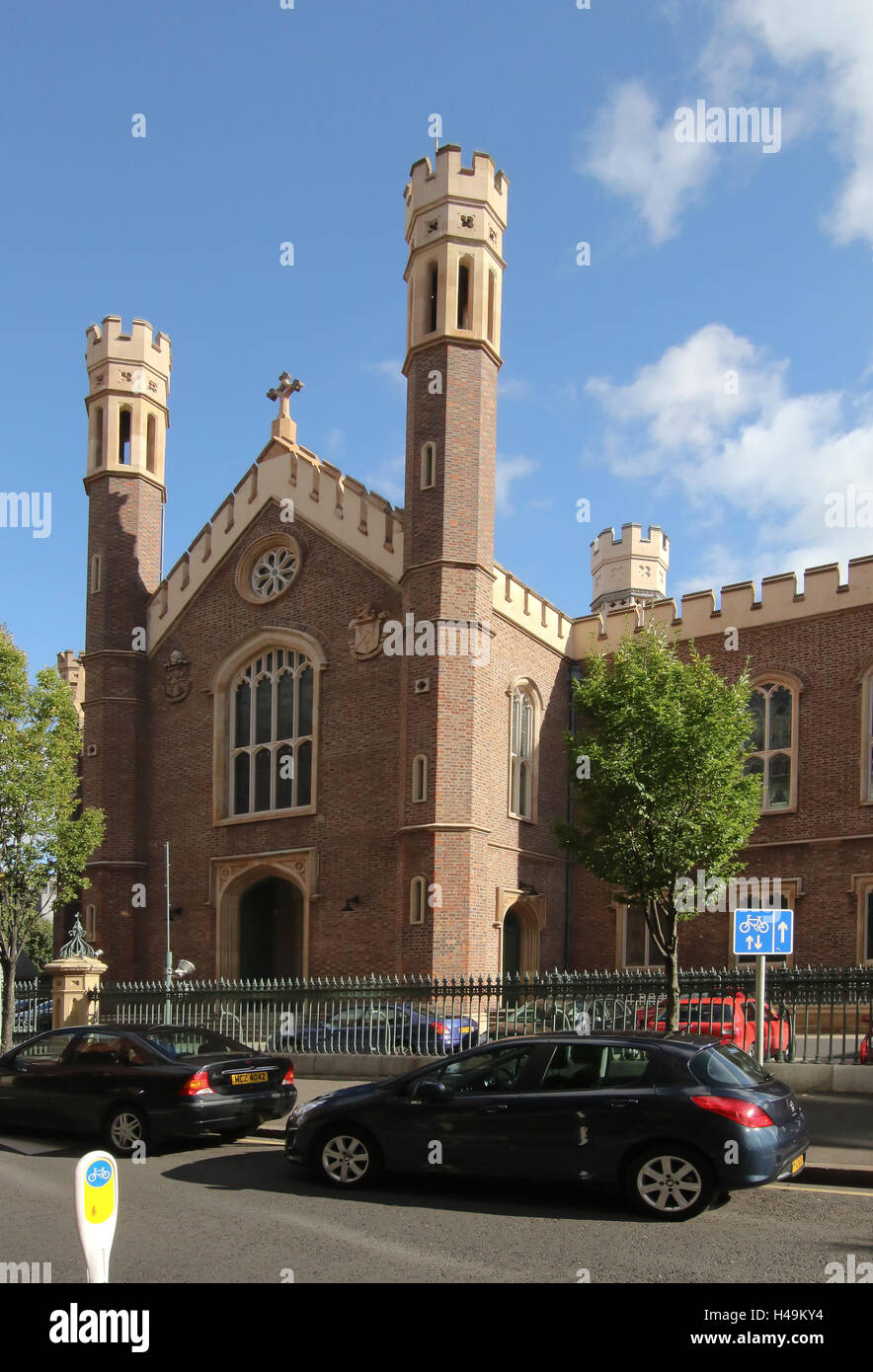 St Malachy's Catholic Church in Alfred Street, Belfast, Northern Ireland. Stock Photo