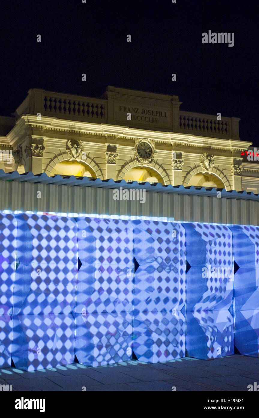 Austria, Vienna, MuseumsQuartier, iceskating rink, Enzi piece