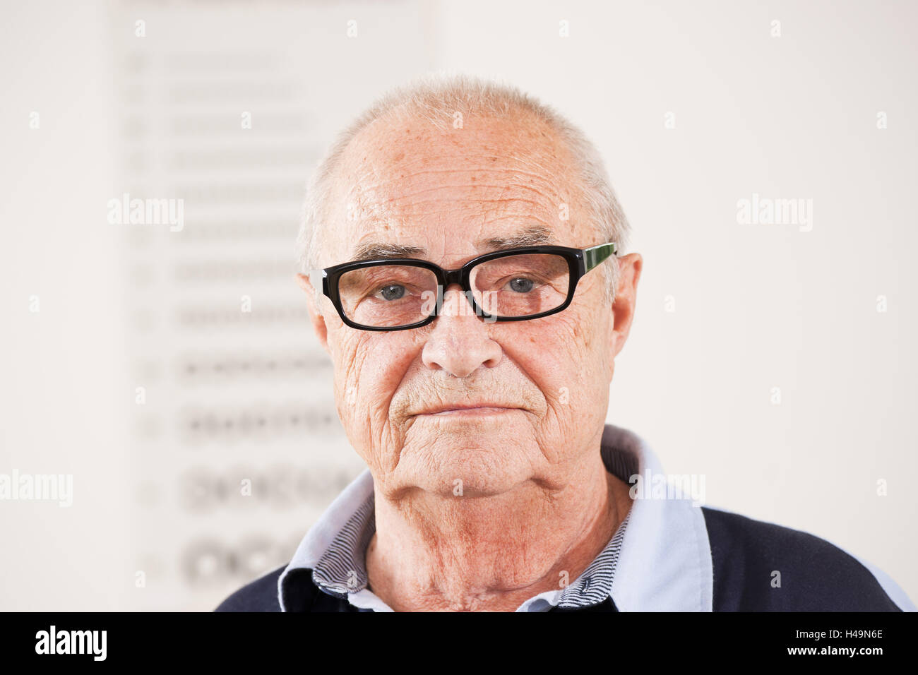Boss with the visual test, Stock Photo