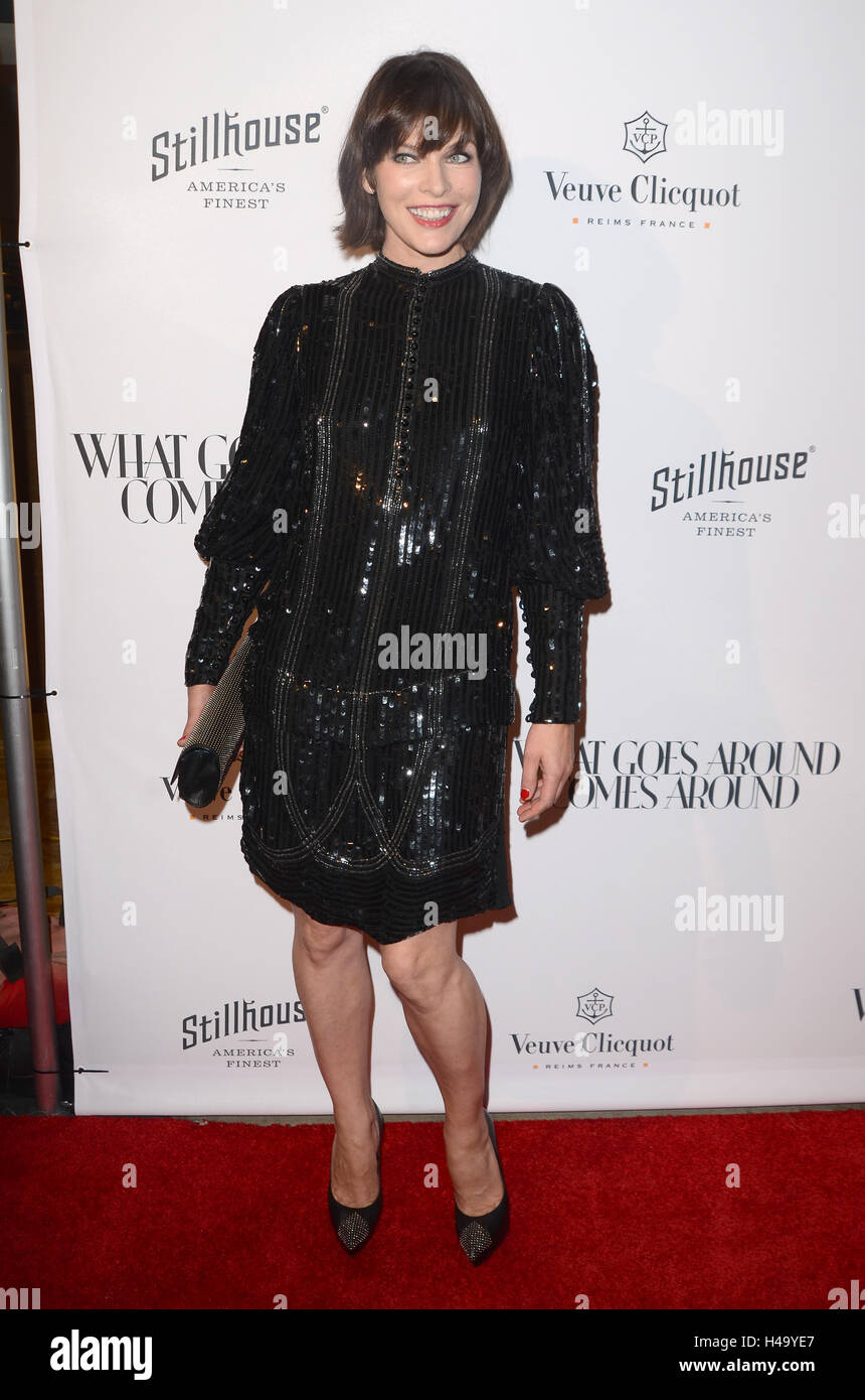 Beverly Hills, Ca. 13th Oct, 2016. Milla Jovovich at the What Goes