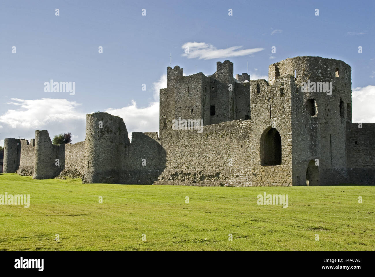 Ireland, Leinster, Meath, TrimCastle, ruins Stock Photo Alamy