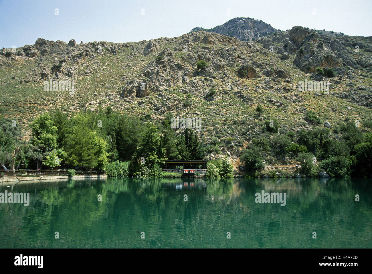 Greece, Crete, Votomos lake, foot the Ida mountains, Stock Photo