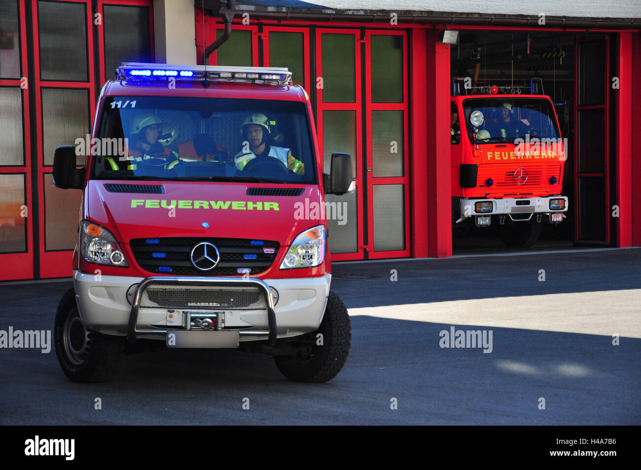 Fire station vehicles hi-res stock photography and images - Alamy