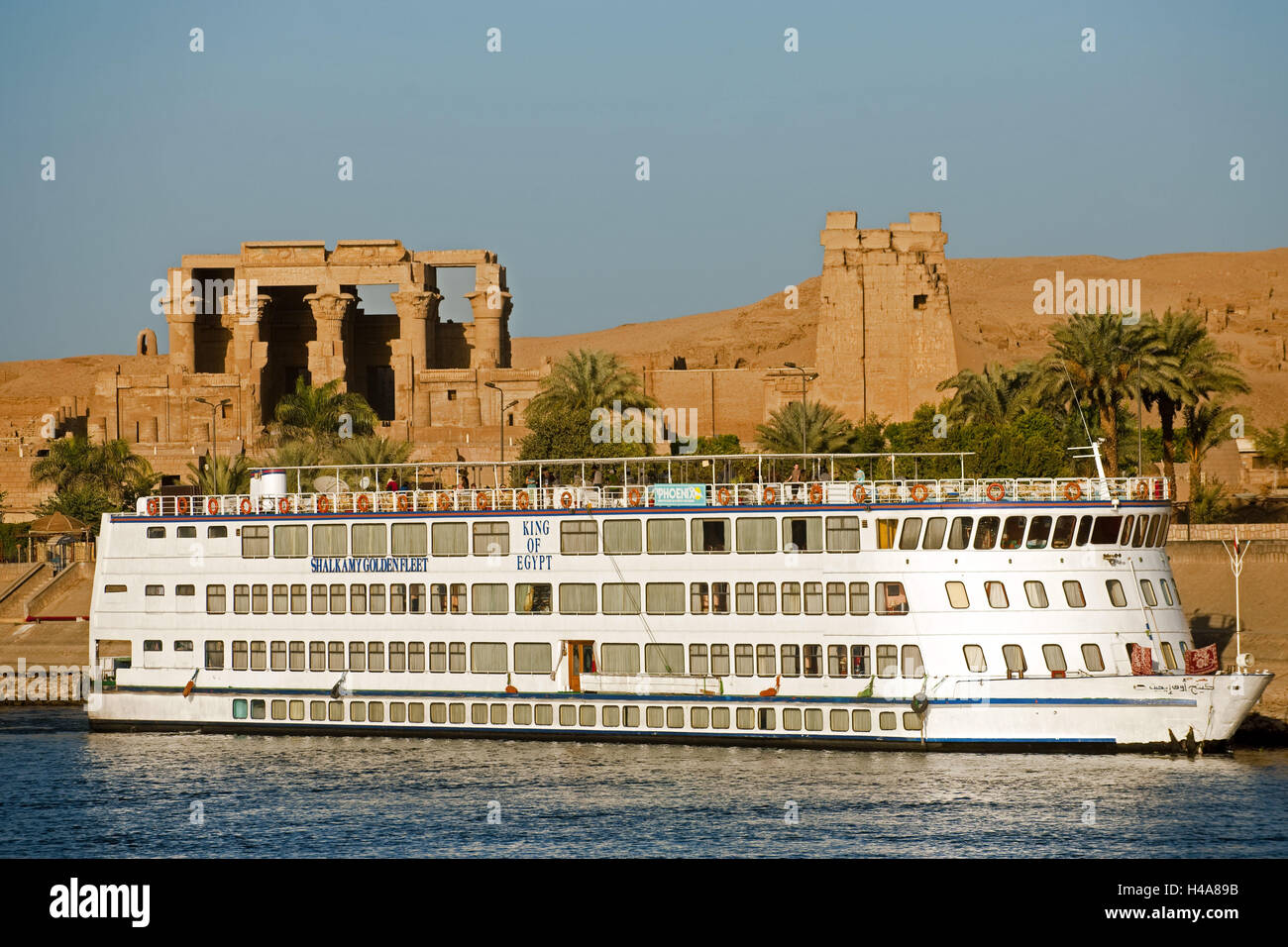 Egypt, Kom Ombo, doubles temple Kom Ombo, Stock Photo