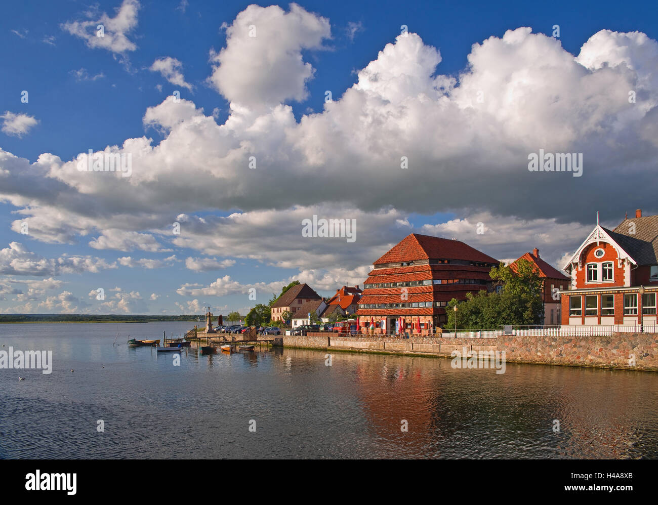 Germany, Schleswig Holstein, new towndweller Binnenwasser Stock