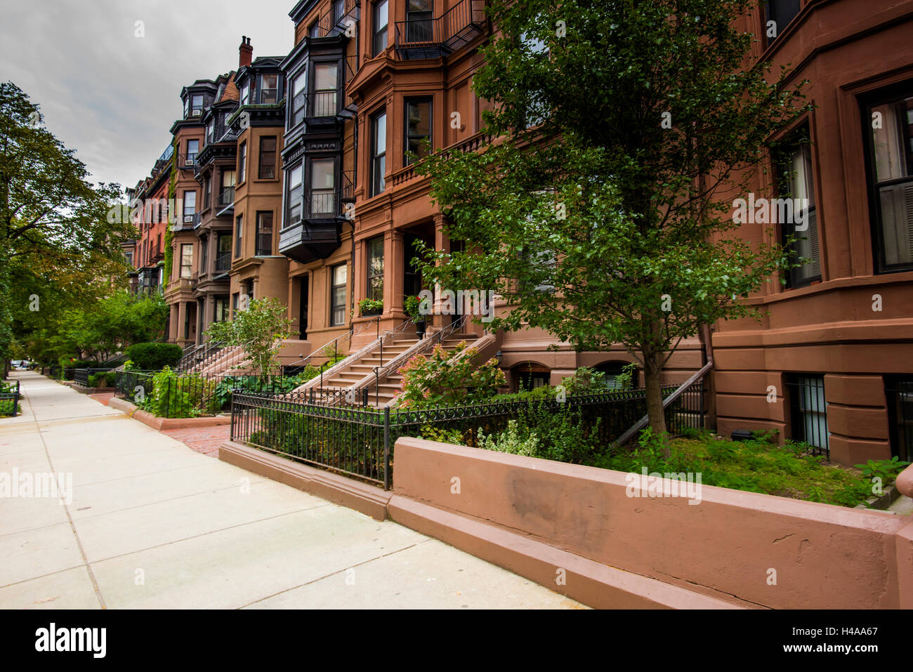 Boylston Street, Boston Stock Photo Alamy