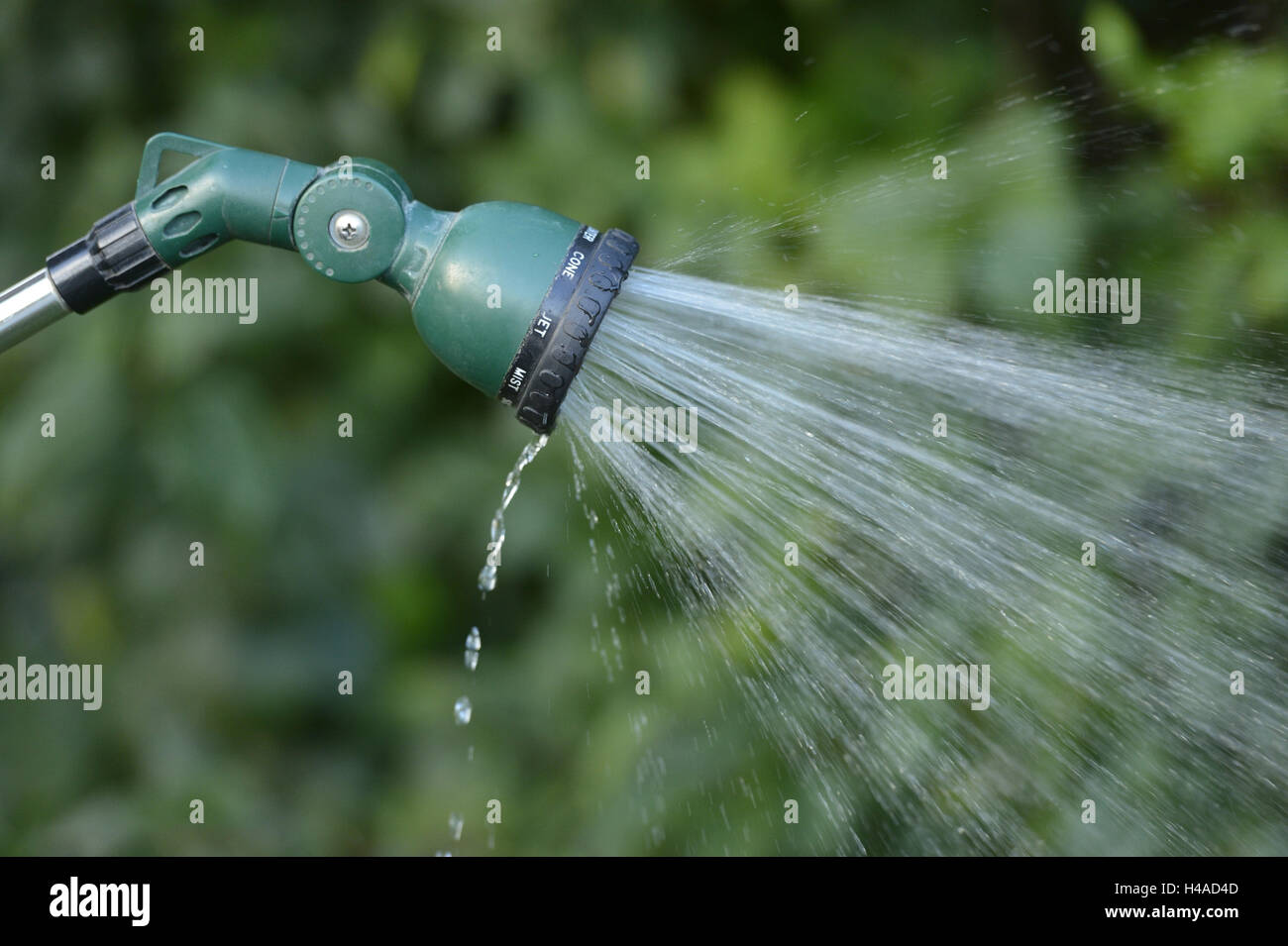 Water nozzle, garden, cast, medium closeup Stock Photo Alamy