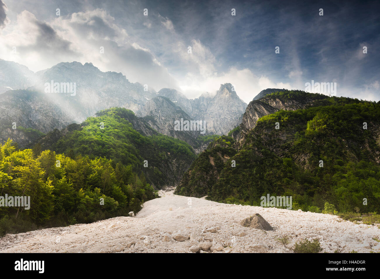 Slovenia, Alps, Triglav, National Park, mountains, Stock Photo