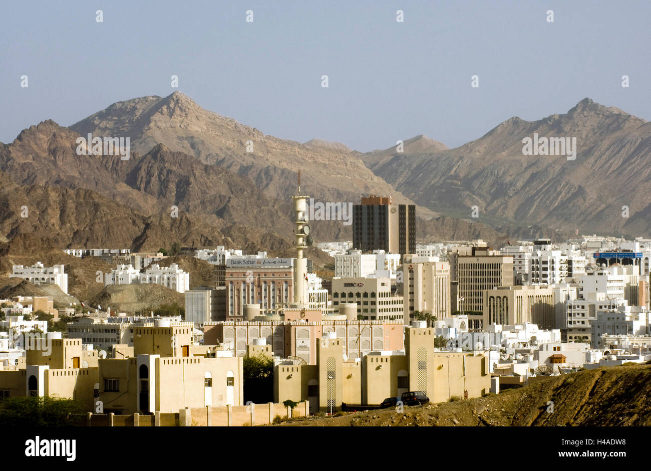 Oman, Muscat, Ruwi, view at Ruwi, Stock Photo