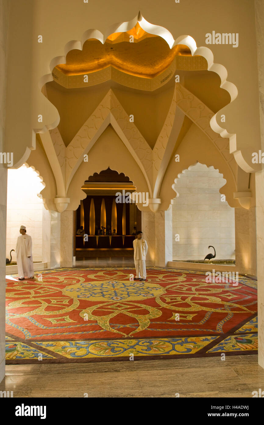 Oman, with Muscat, Shangri-La Barr Al Jissah Resort - Al Husn, lobby, Stock Photo
