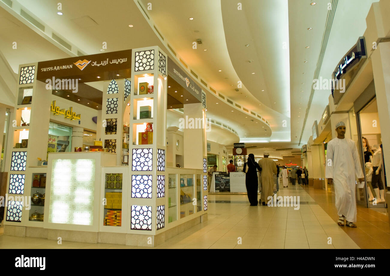 Oman, Muscat, shopping centre city centre, Stock Photo