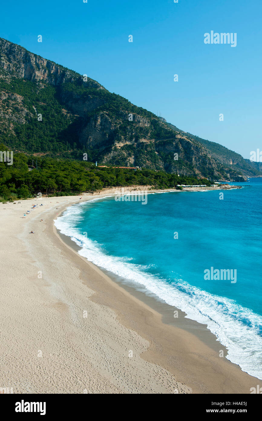 Turkey, province of Mugla, Fethiye, Ölü Deniz, Kidrak beach, Stock Photo