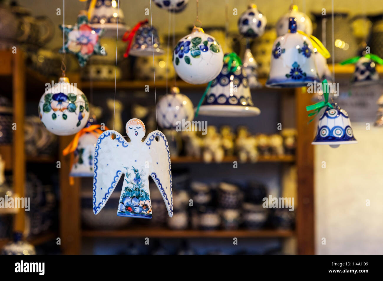 Austria, Vienna, Christmas market, Christmas tree decorations Stock Photo Alamy