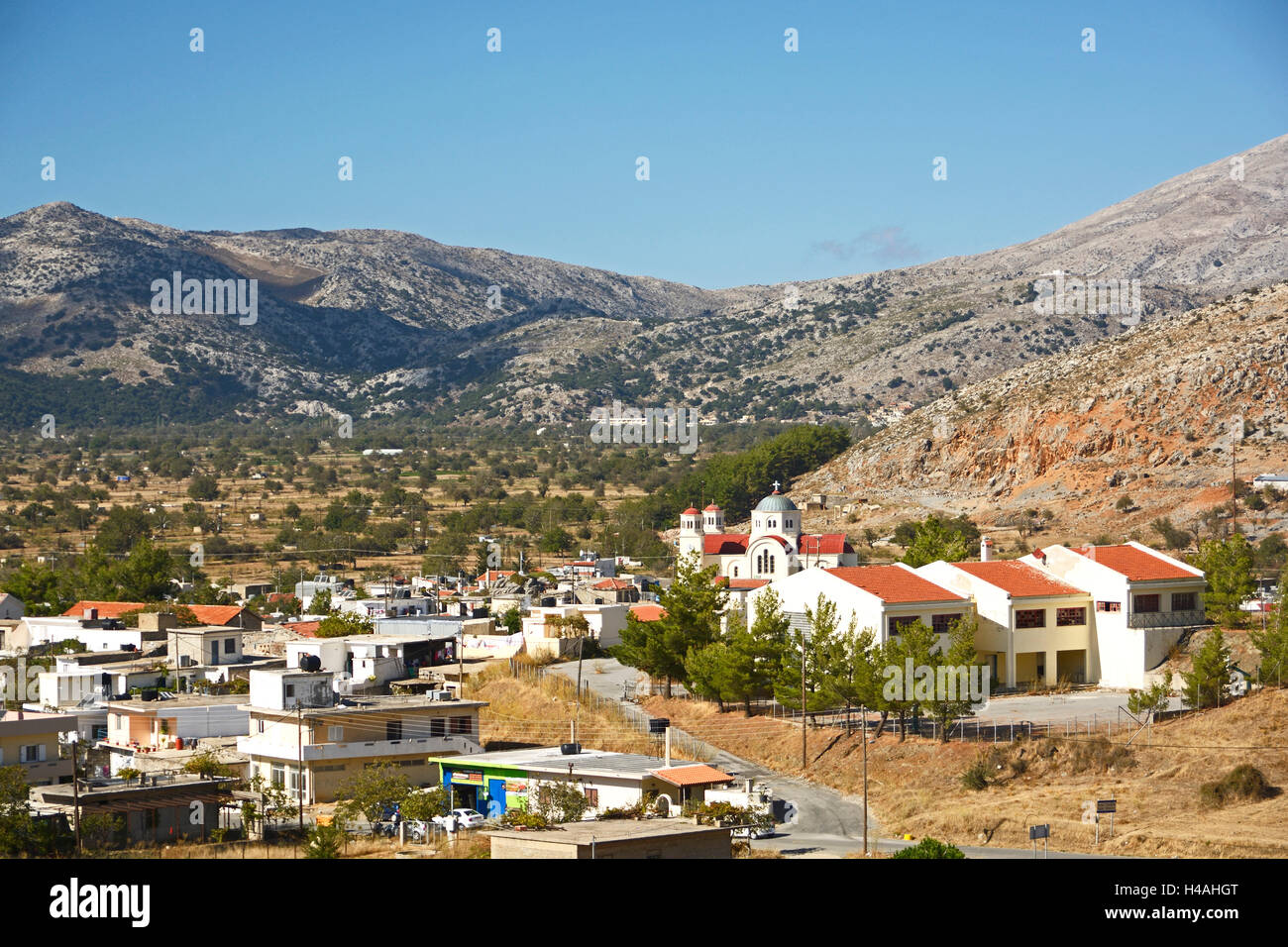 Crete, Lassithi plateau, Agio Georgios Stock Photo