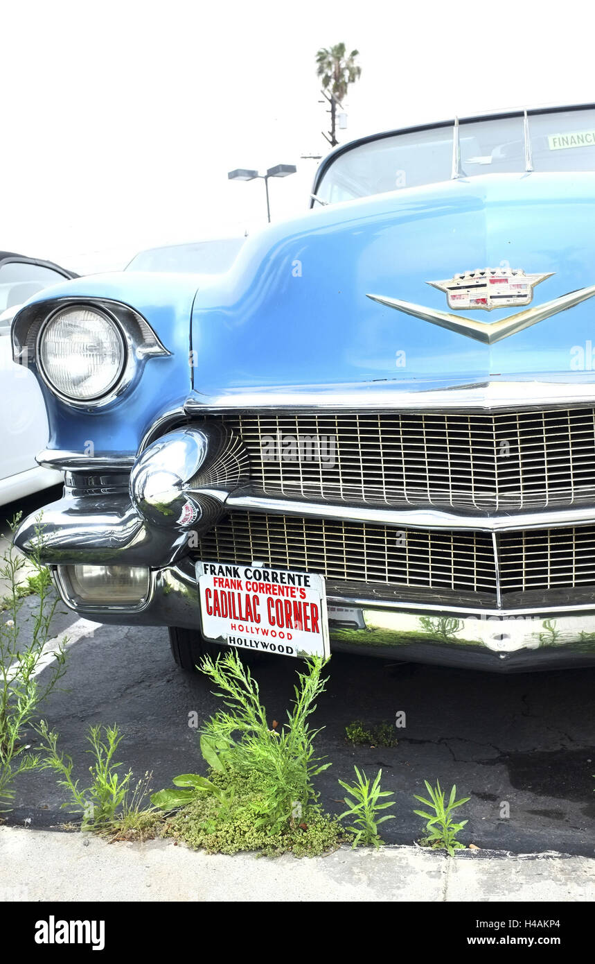 Car, Cadillac, vintage car, Los Angeles, USA, Stock Photo