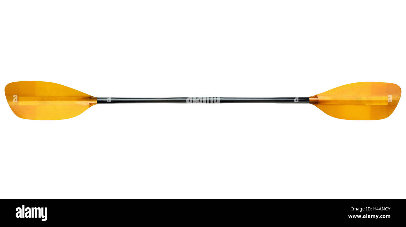 fiberglass whitewater kayak paddle with an oval shaft, isolated on white Stock Photo Alamy