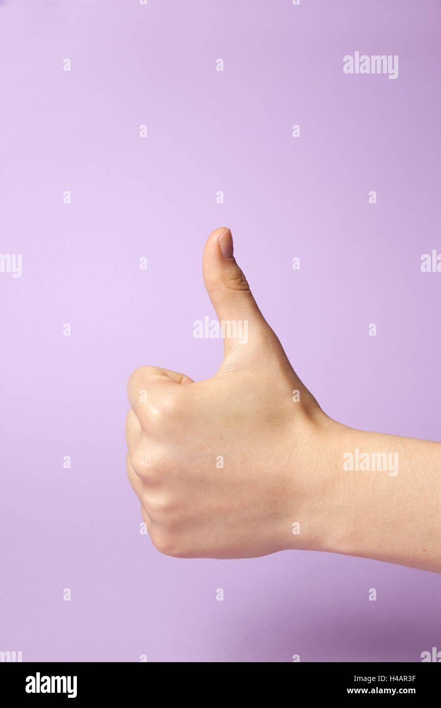 Hand, gesture, finger, symbol, thumb up, Stock Photo