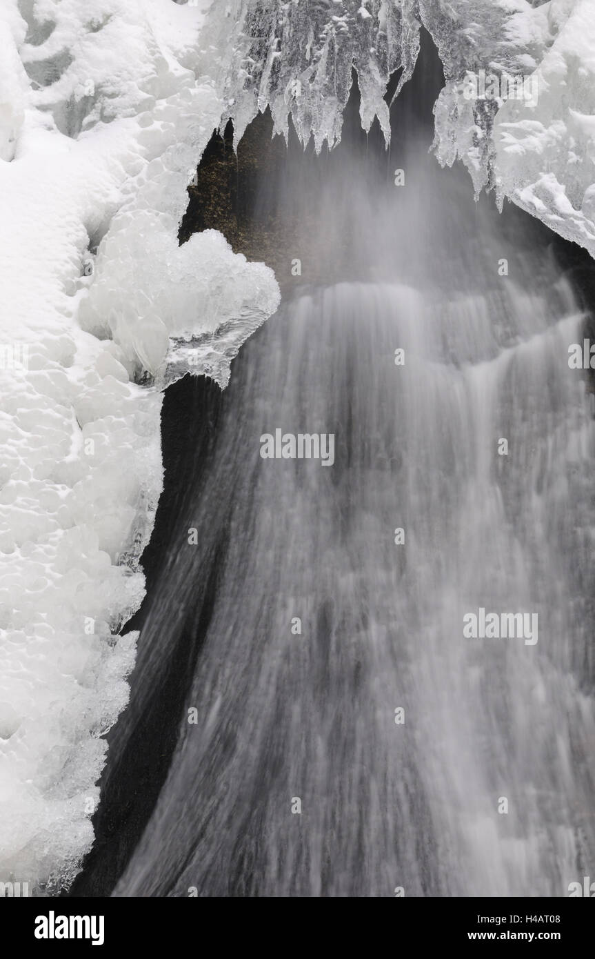 Germany Baden Wurttemberg Black Forest Triberg Waterfall In Winter germany-baden-wurttemberg-black-forest-triberg-waterfall-in-winter
