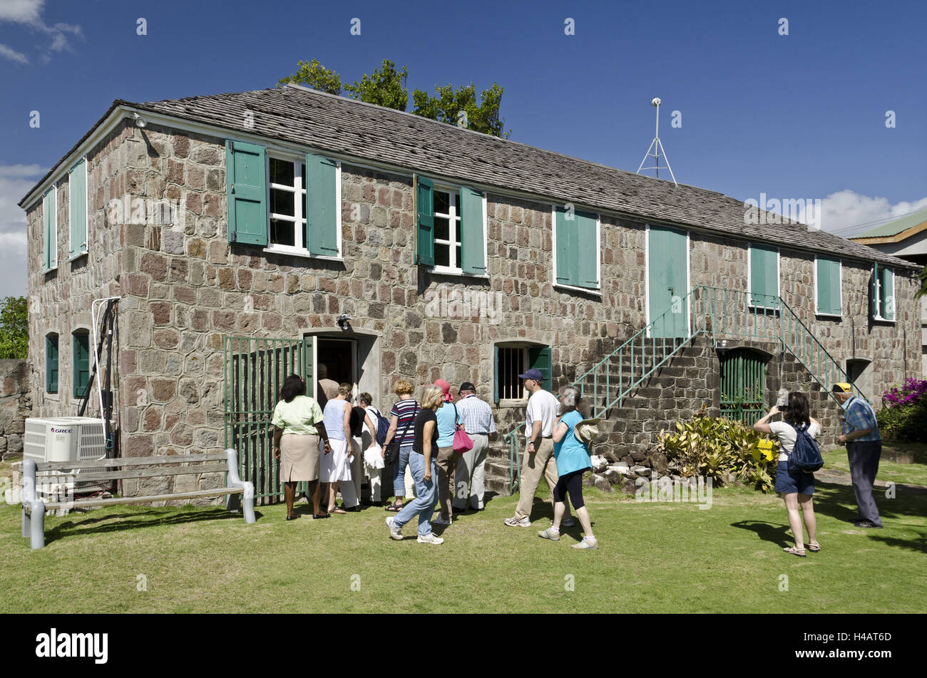 Nevis, Charlestown, birthplace of Alexander Hamilton Stock Photo Alamy