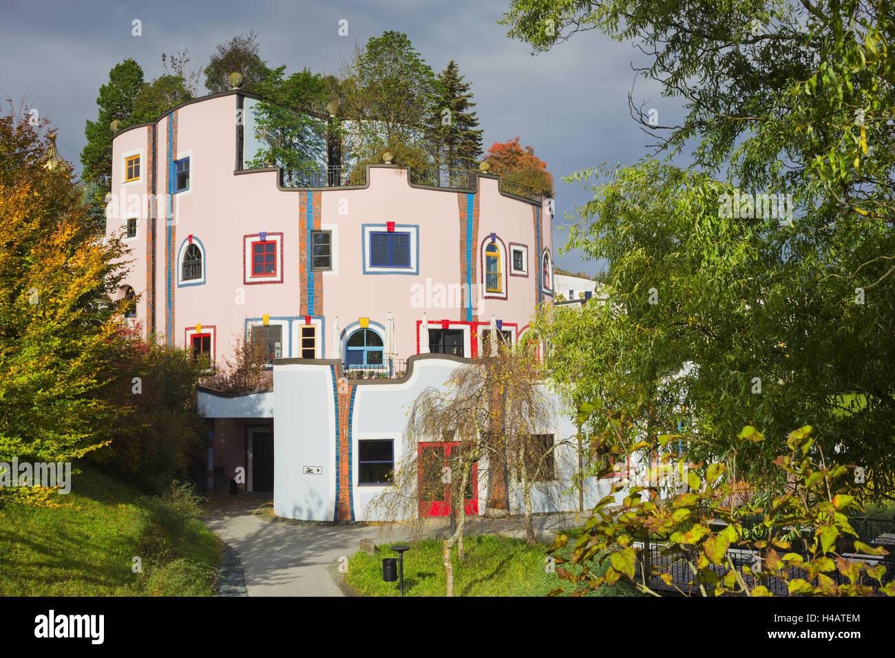 Rogner Bad Blumau, Hundertwasser, Burgenland, Austria Stock Photo