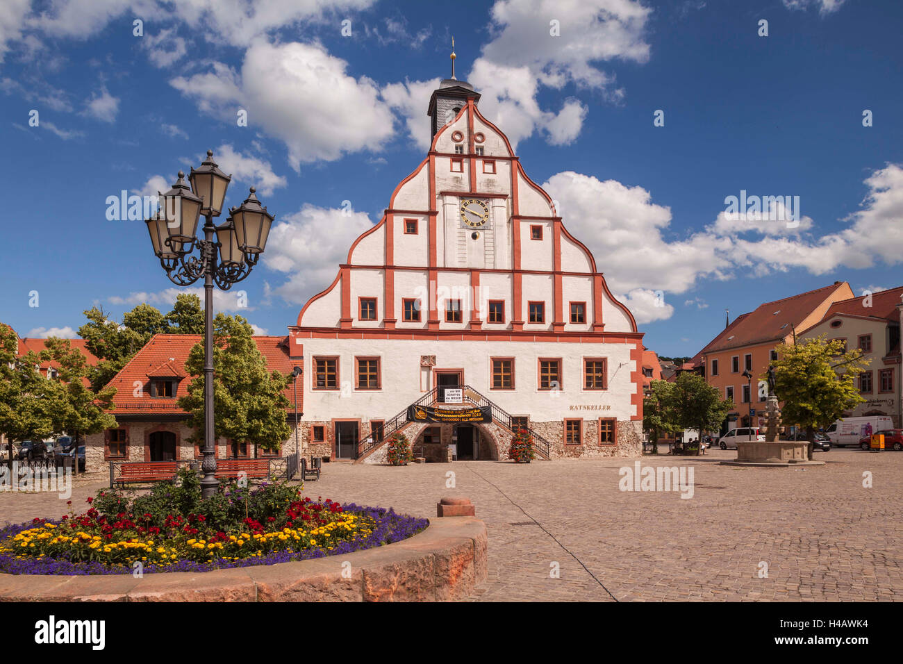 Germany, Saxony, Grimma, town hall Stock Photo