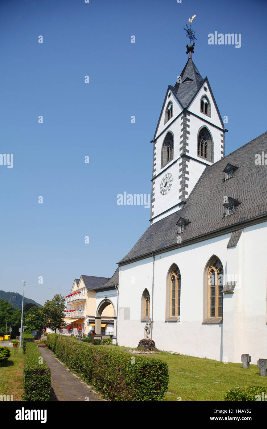 Germany, RhinelandPalatinate, KampBornhofen, pilgrimage abbey Stock
