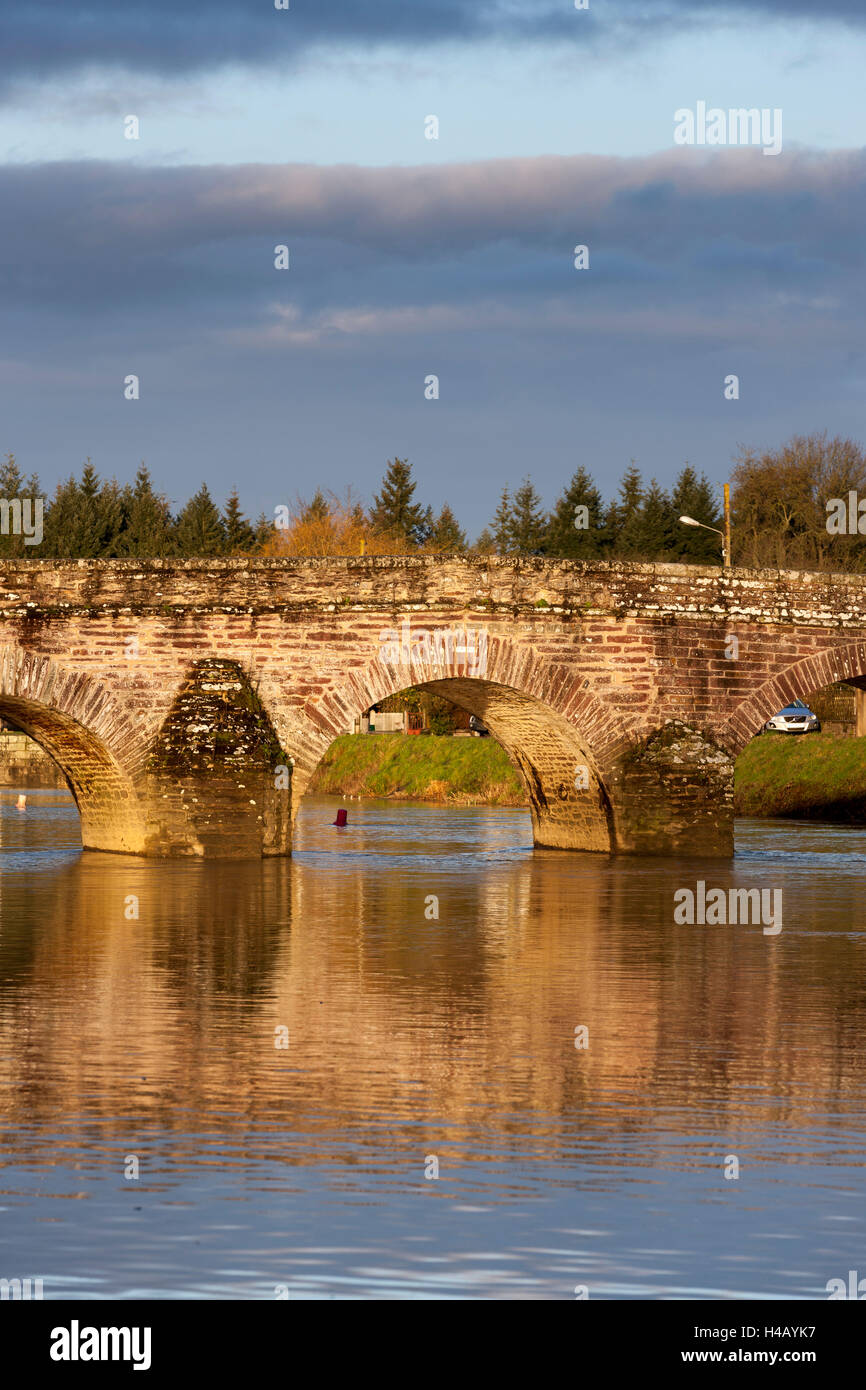 Bridge Pont Réan, Ille-e-Vilaine, Brittany Stock Photo