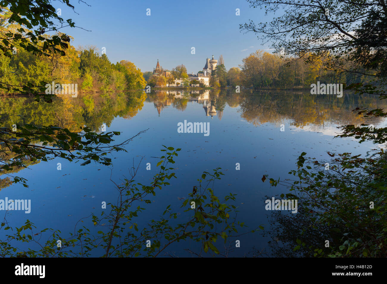 Franzensburg, castle, castle grounds, Laxenburg, Lower Austria, Austria Stock Photo