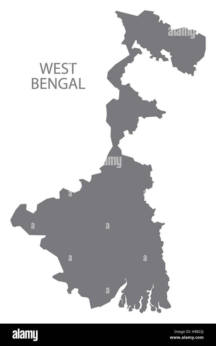 West Bengal Border Map West Bengal Map High Resolution Stock Photography And Images - Alamy