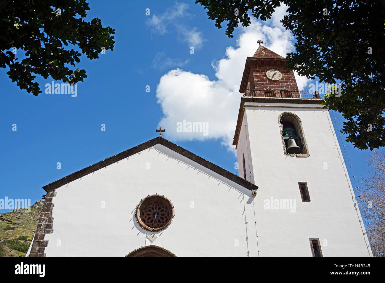 Madeira, parish church Nossa Senhora da Conceicao in Machico Stock Photo