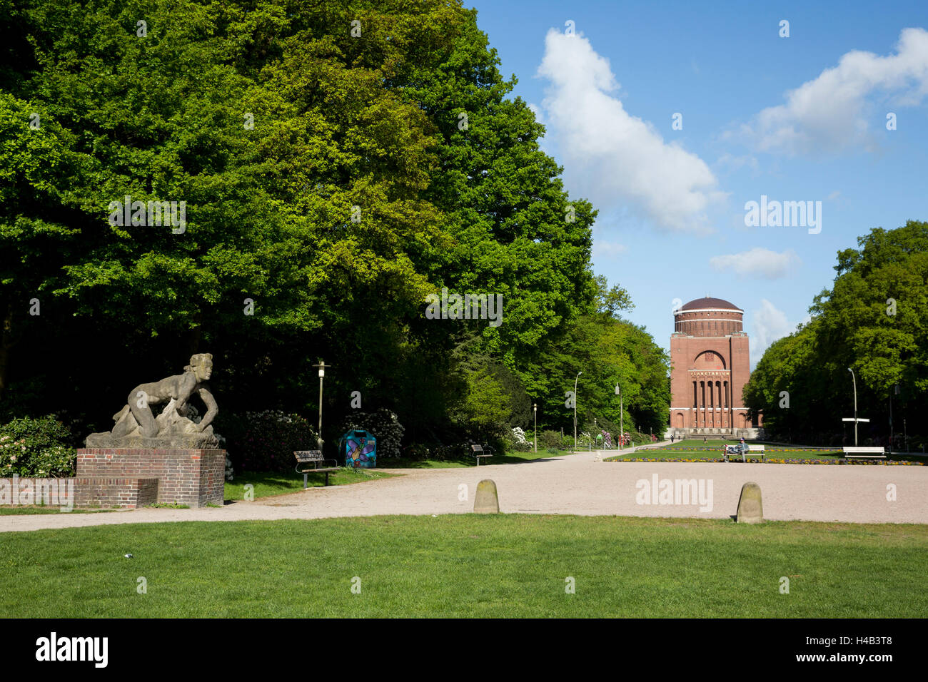 City park with planetarium in hamburg hi-res stock photography and ...