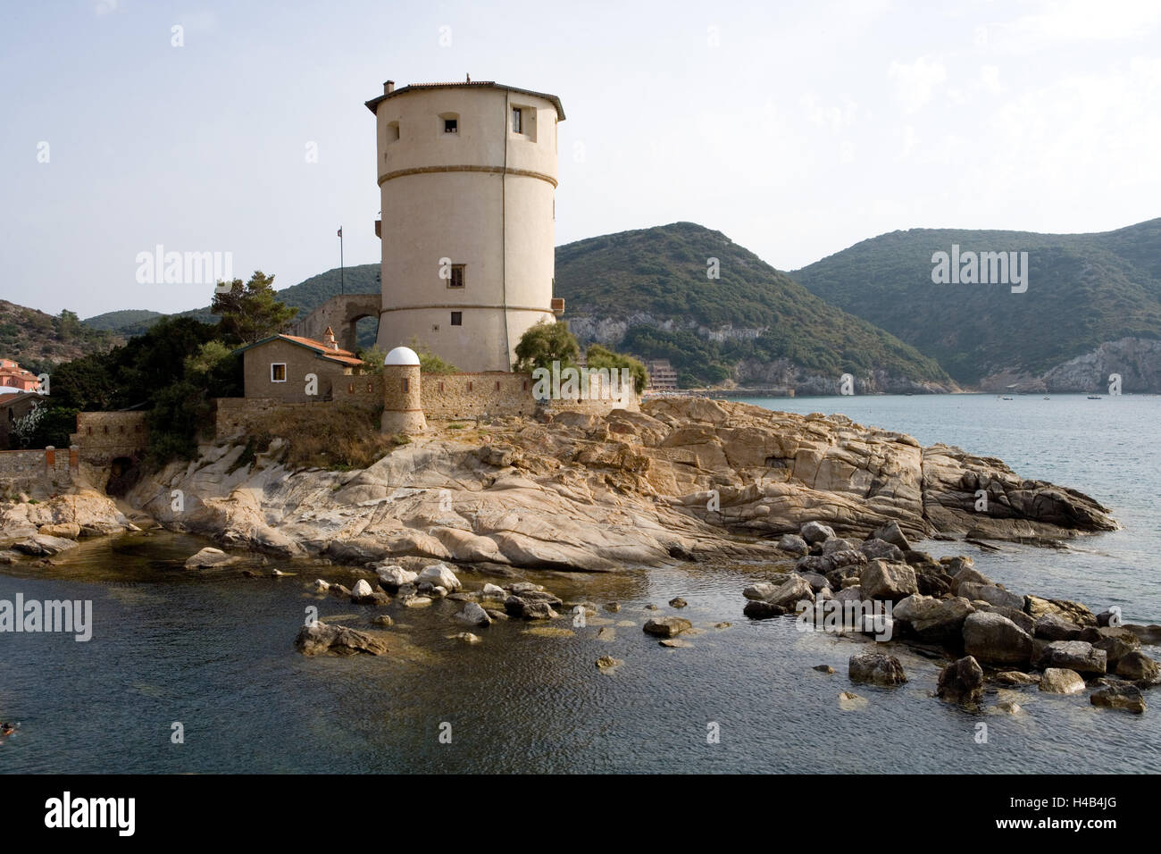 Italy, Tuscany, 'Isola del Giglio', Campese, lighthouse, Stock Photo
