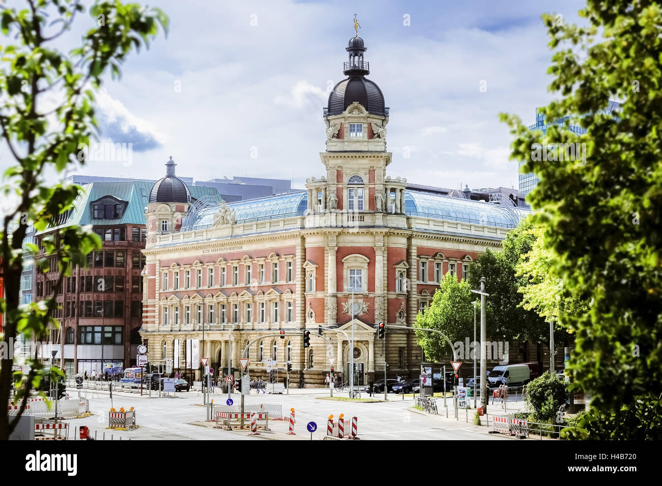 Germany, Hamburg, city centre, Stephansplatz, Oberpostdirektion Stock