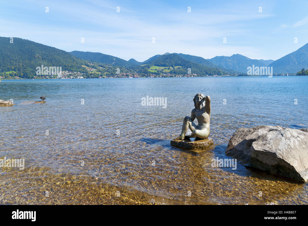 Germany, Bavaria, Tegernsee, mermaid of bath Wiessee Stock Photo - Alamy