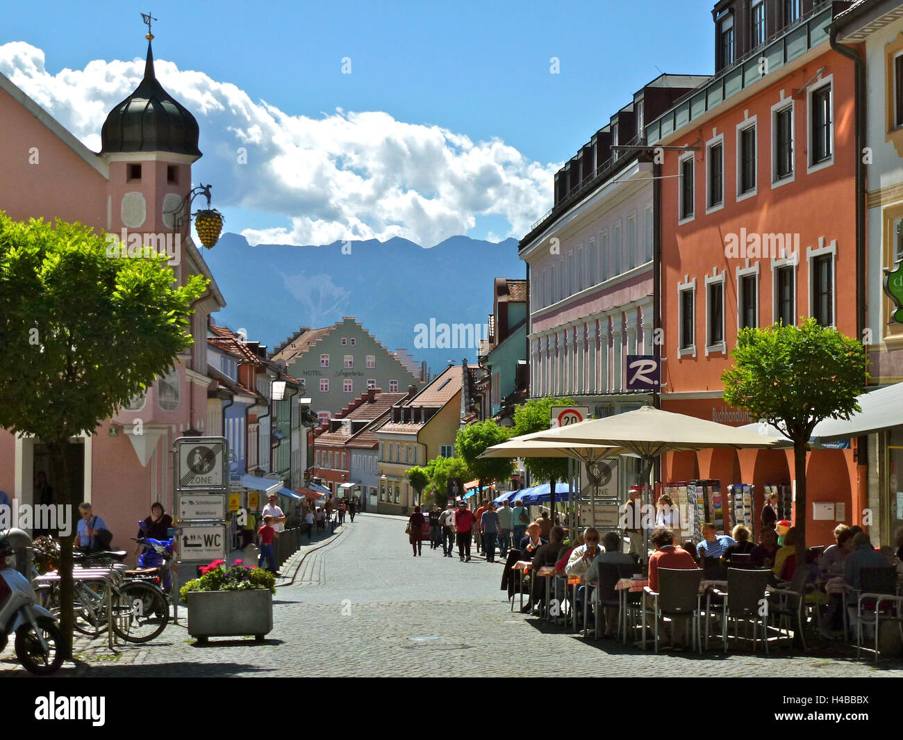 Germany, Upper Bavaria, Murnau Stock Photo