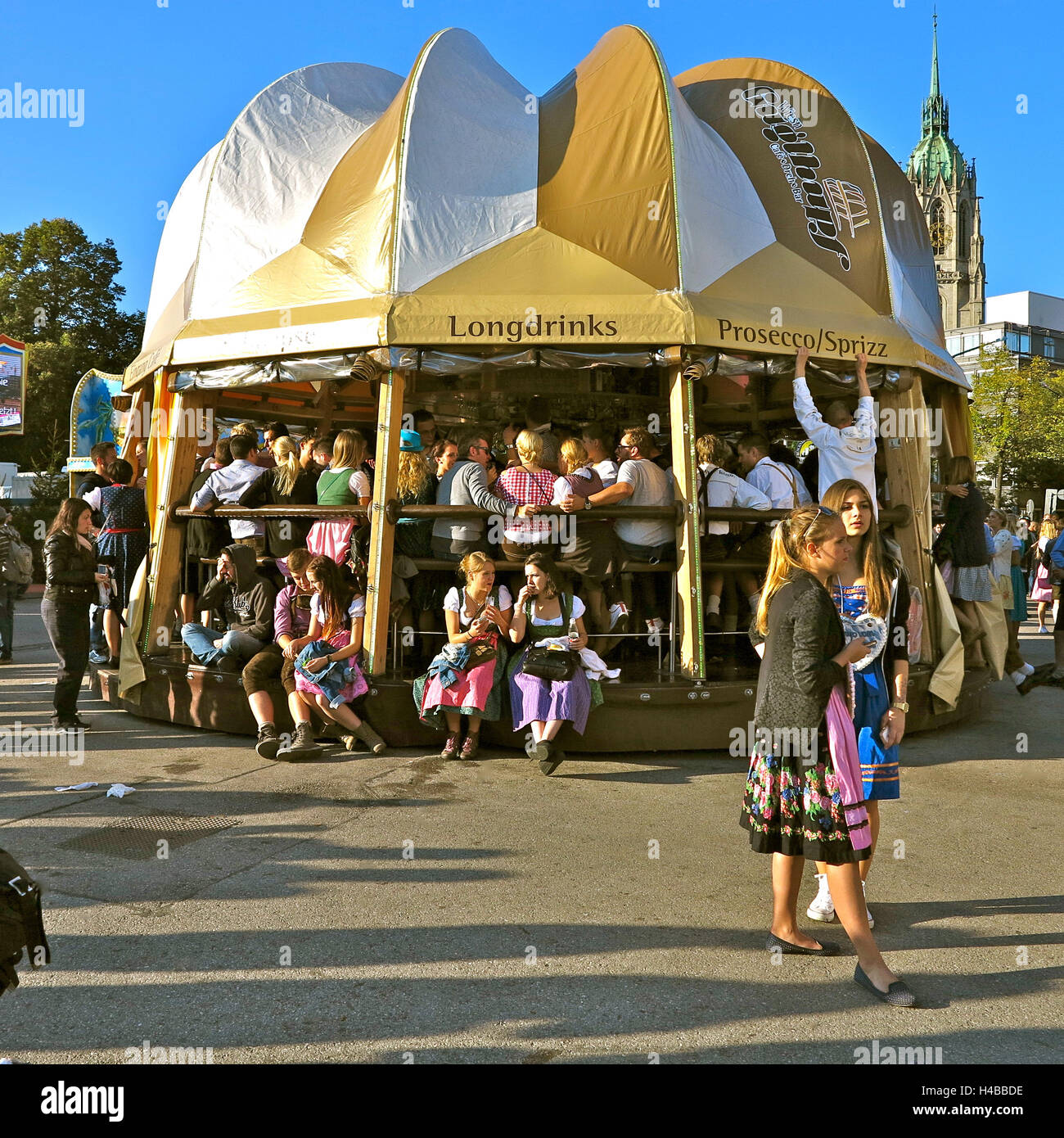 Germany, Upper Bavaria, Munich, Theresienwiese, Oktoberfest Stock Photo