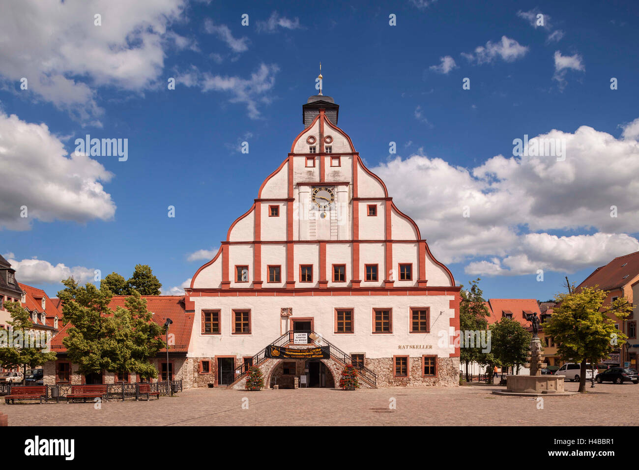 Germany, Saxony, Grimma, town hall Stock Photo