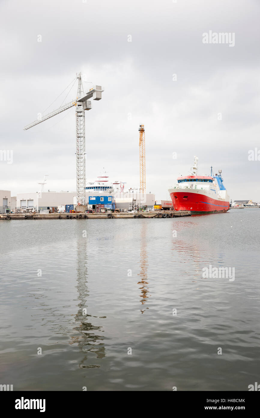 Harbour of Skågen, North Danmark Stock Photo