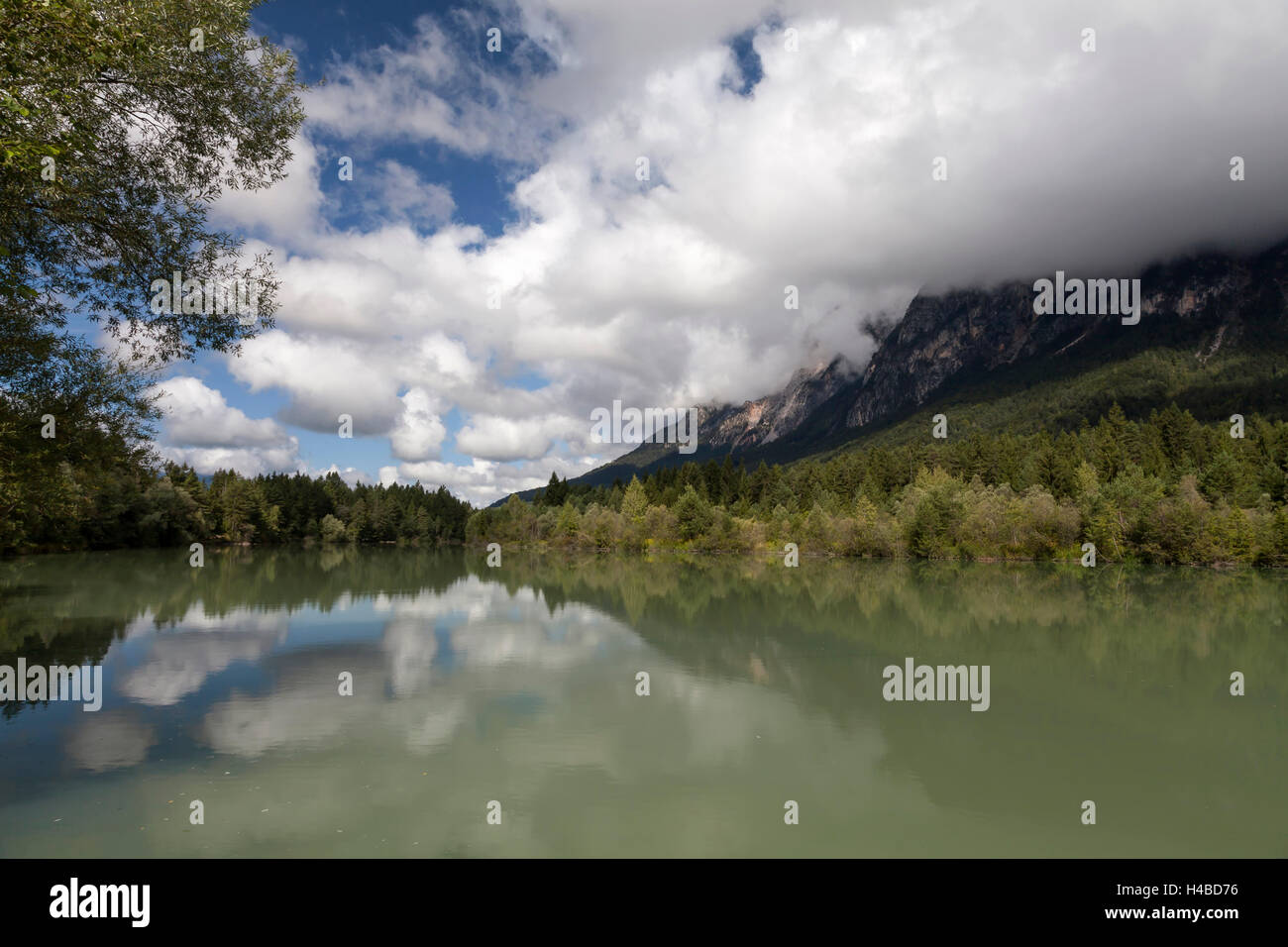 River scenery in the Alps Stock Photo - Alamy