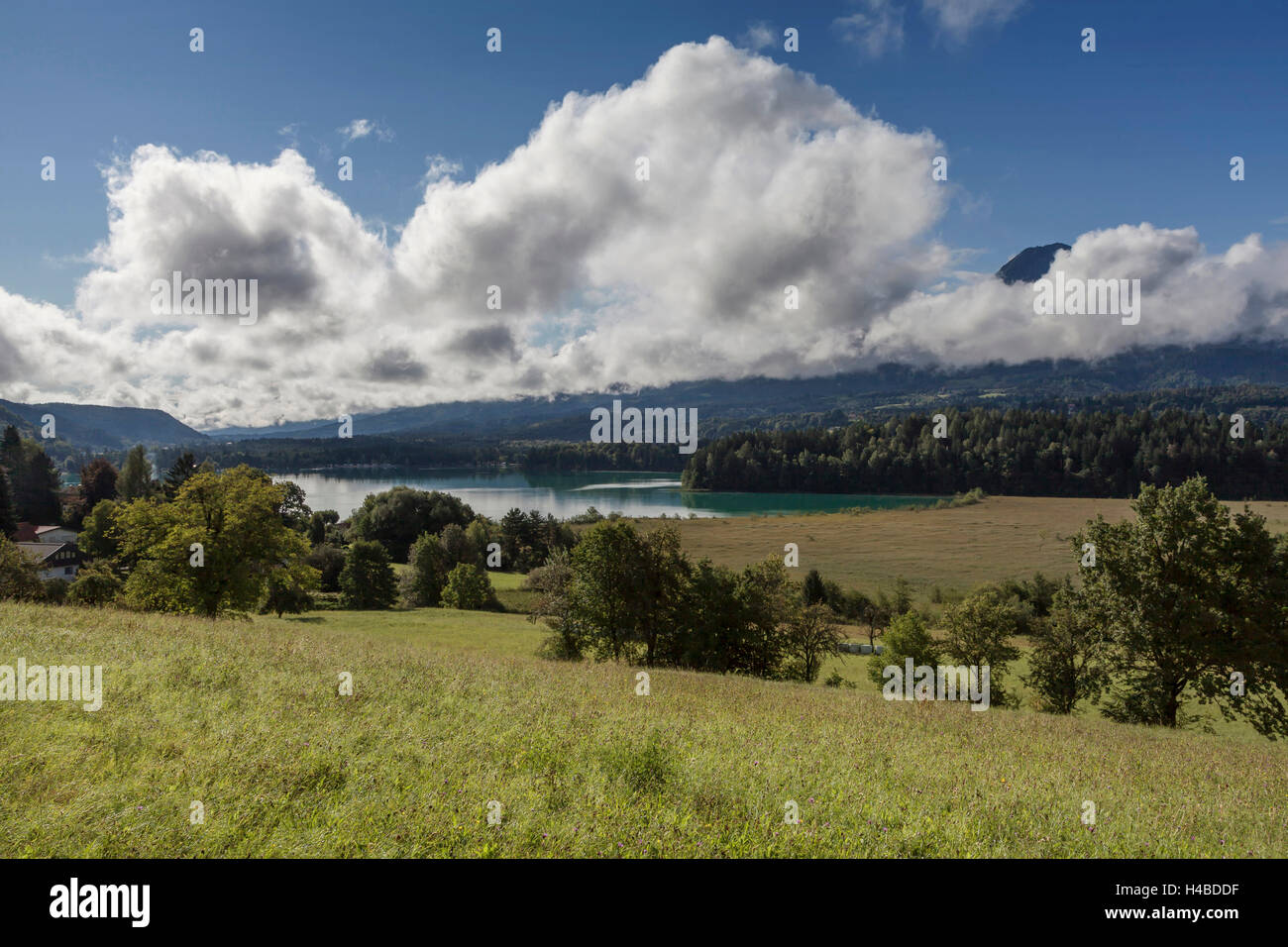 Lake in Carinthia Stock Photo
