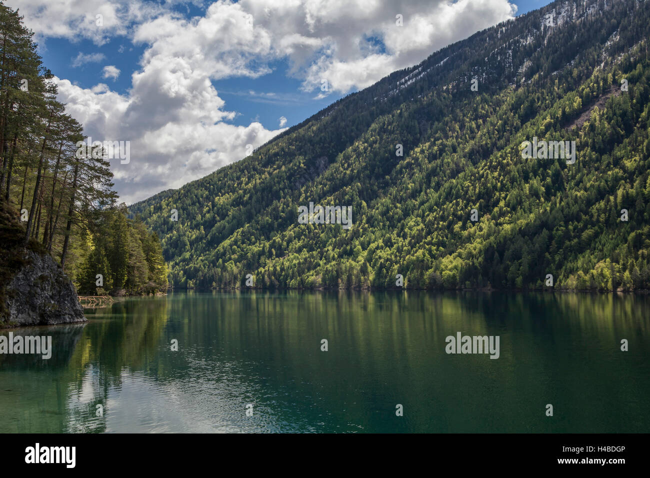Lake Weissensee, Carinthia Stock Photo