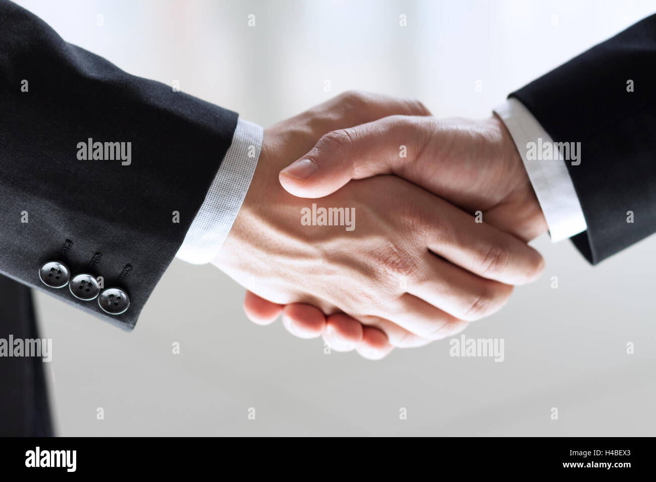 Businessmen shaking hand Stock Photo
