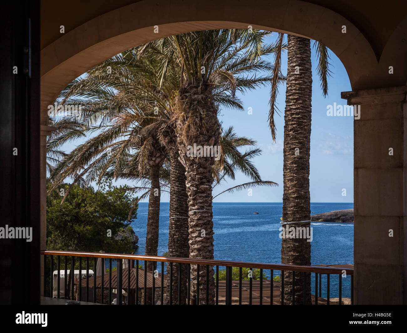 View on the Mediterranean Sea Stock Photo