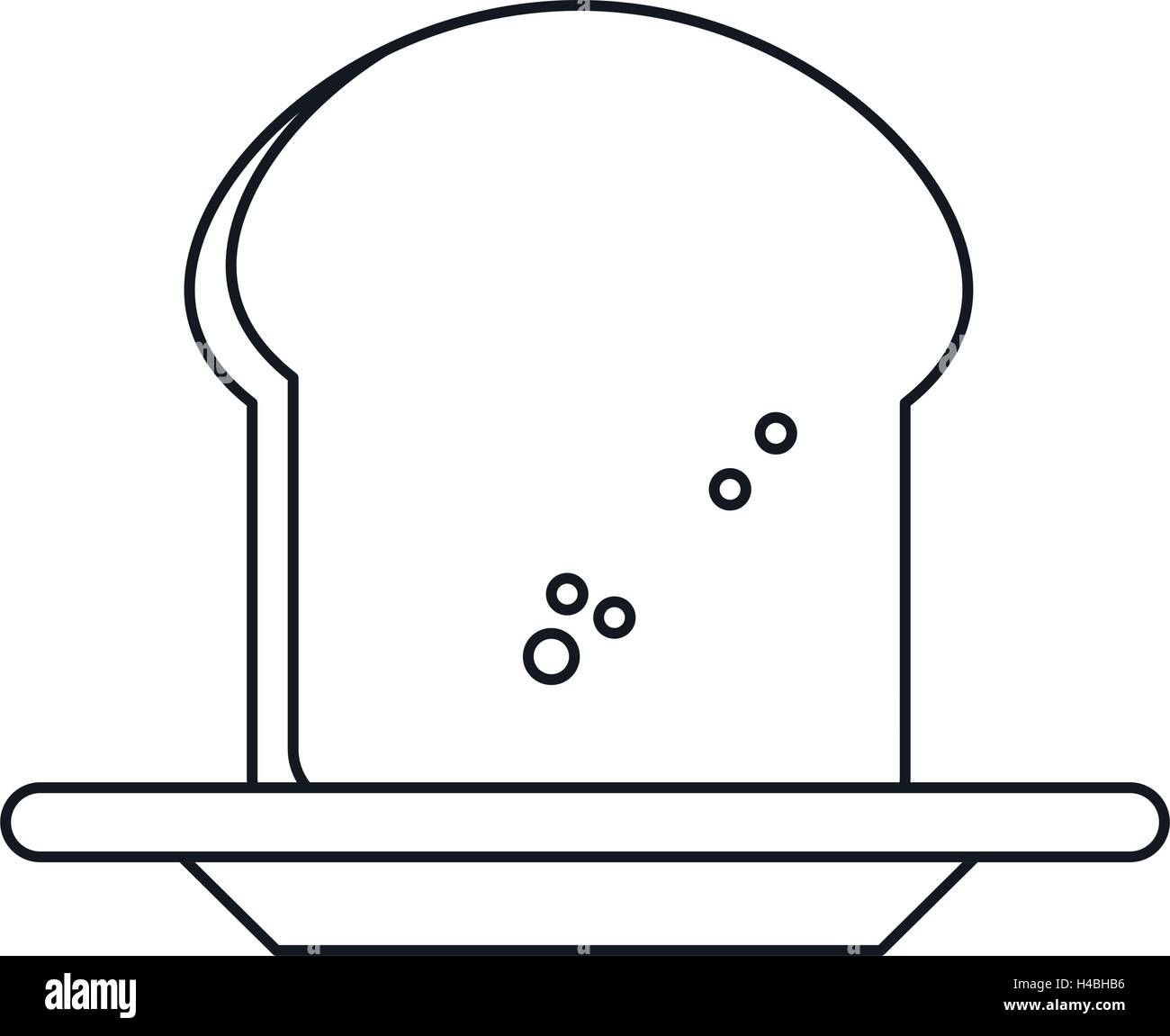 Isolated bread food design Stock Vector Image & Art - Alamy