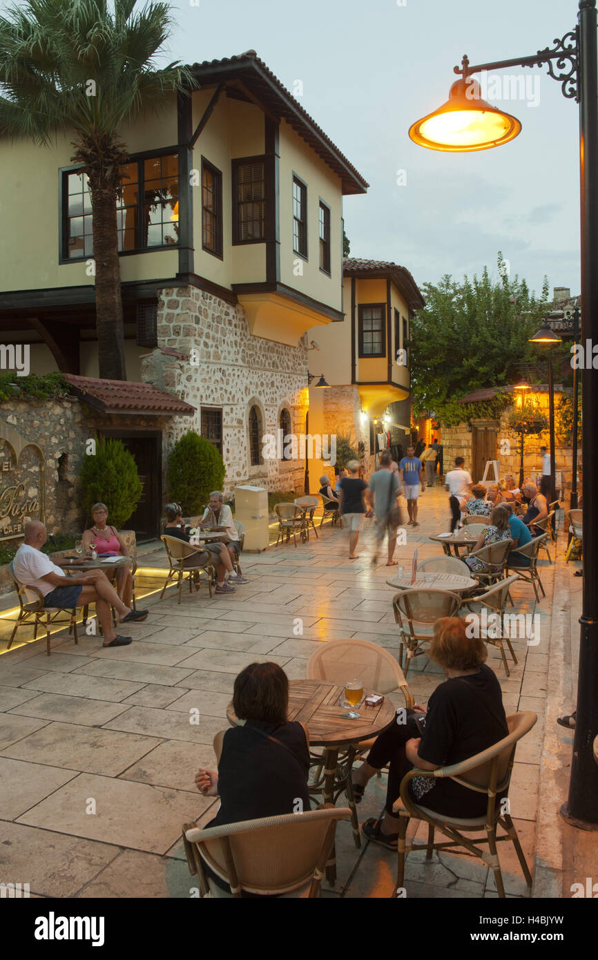 Turkey, Antalya town, Kaleici, Old Town, hotel alp Pasa in a historical Old Town house, Stock Photo