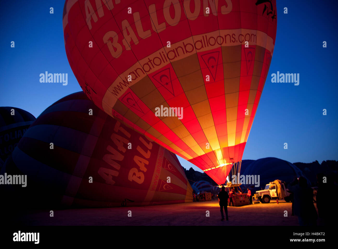 Turkey, Anatolia, balloon ride, Cappadocia Stock Photo - Alamy