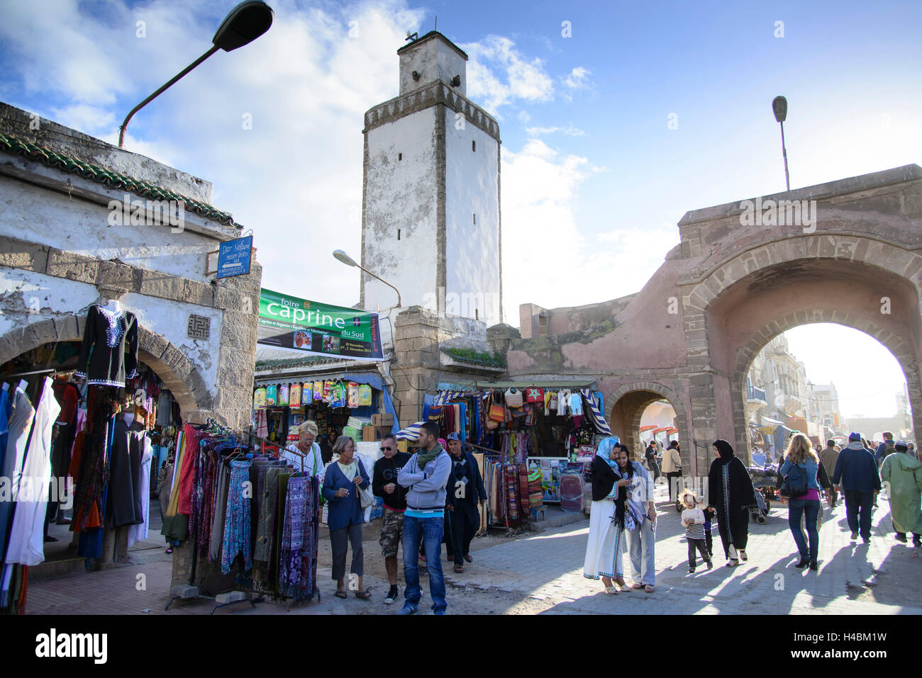 Africa, Morocco, Essaouira, Souks in the medina, world cultural heritage, Stock Photo