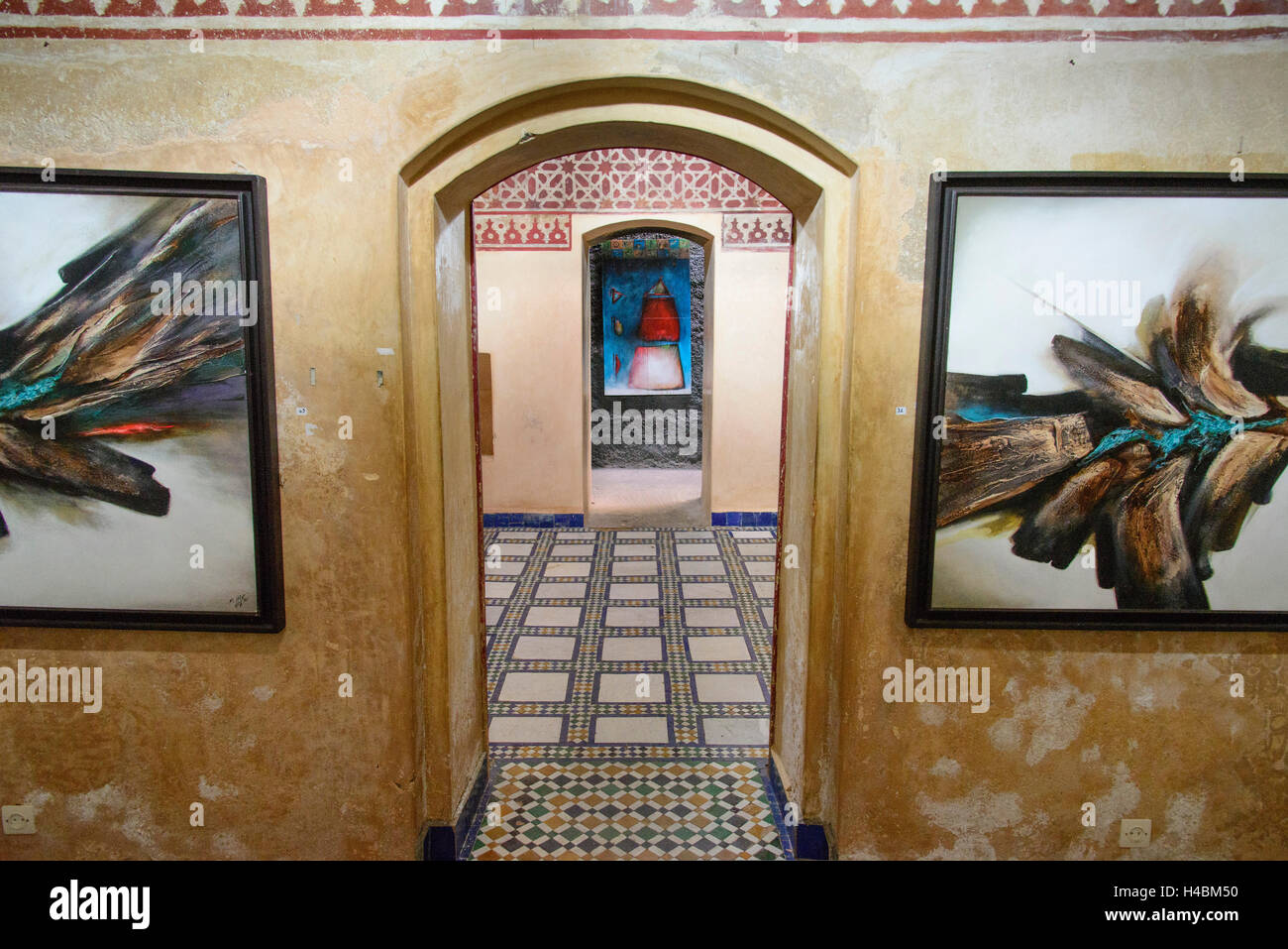 Africa, Morocco, Marrakech, Museum of Marrakech, exhibition, modern art